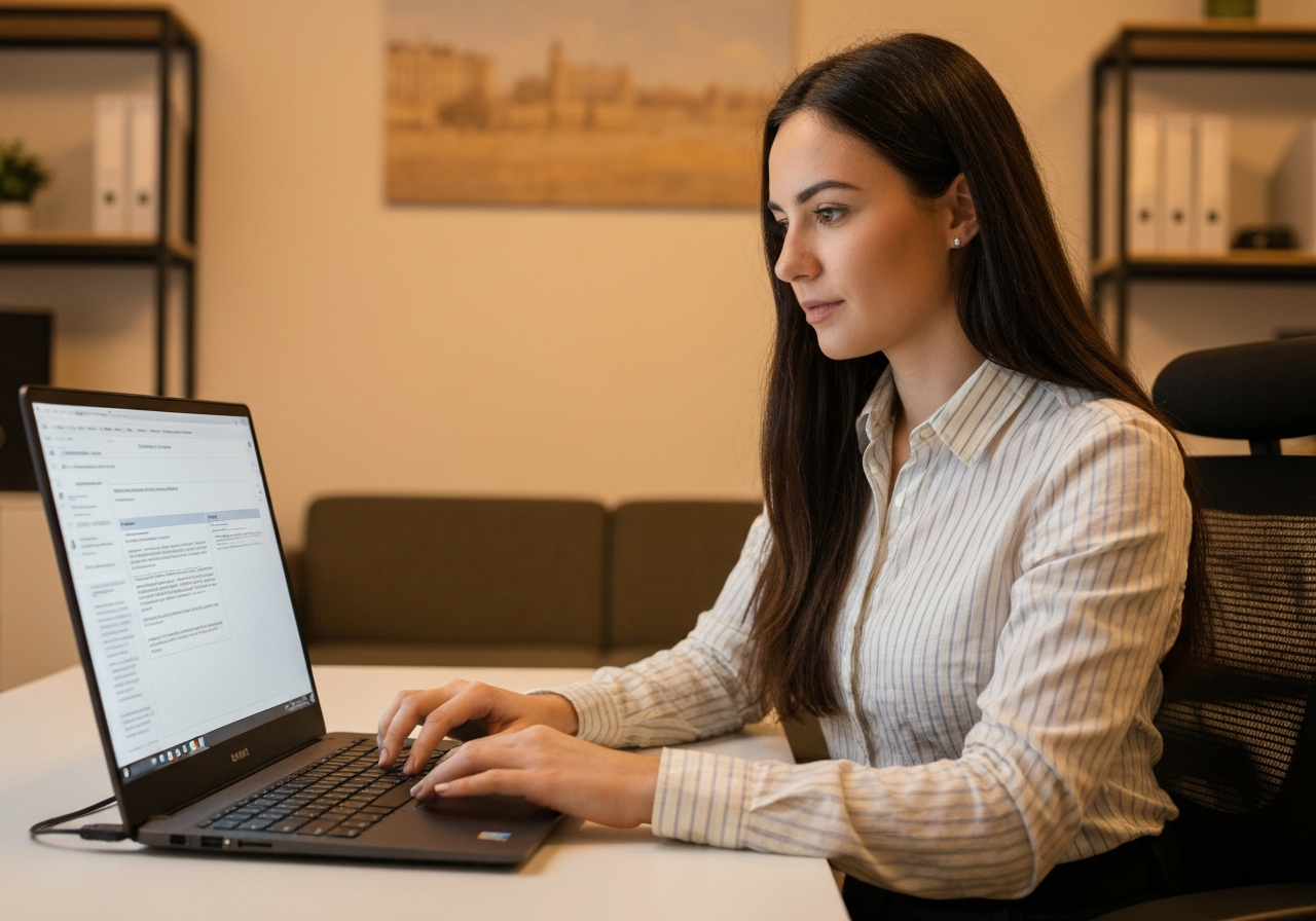 Mitarbeiterin findet gesuchtes Dokument in Sekunden am Laptop